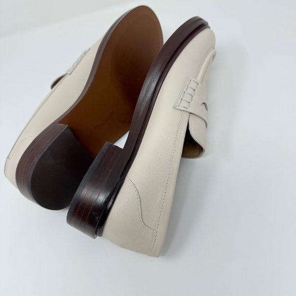 New Madewell The Vernon Loafer In Ecru Sz 8.5 - Picture 10 of 13